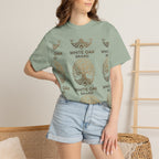 White Oak Brand Logo T-Shirt — Repeated Tree Emblem Tee