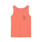 White Oak Brand Tank Top — Minimal Tree Logo Chest Print