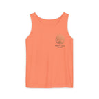 White Oak Brand Tank Top — Minimal Tree Logo Chest Print