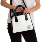 White Oak Logo Shoulder Handbag — Elegant Leather Tote Purse