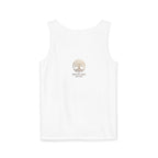 White Oak Brand Tank Top — Minimal Tree Logo Chest Print