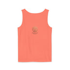 White Oak Brand Tank Top — Minimal Tree Logo Chest Print