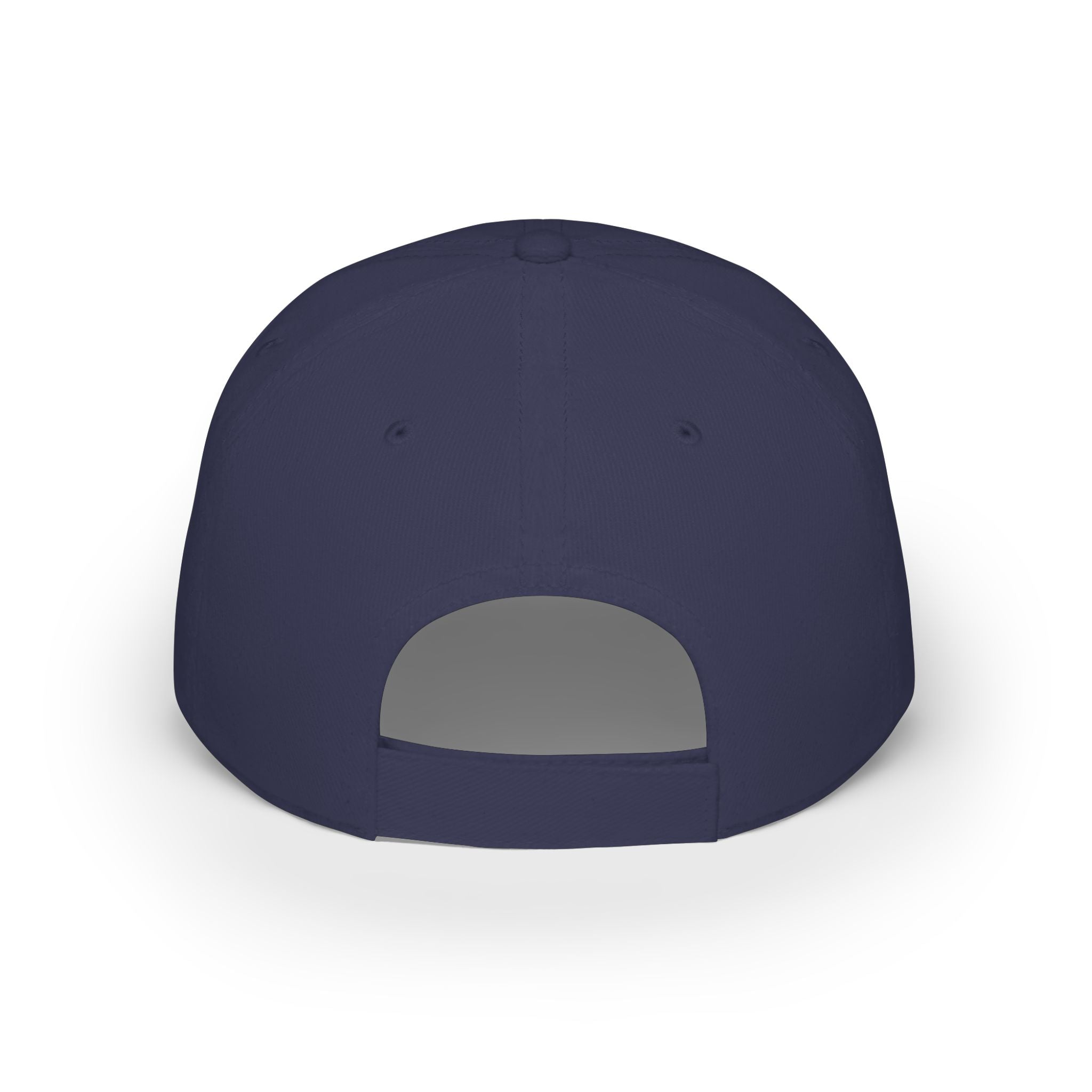 Red Low-Profile Baseball Cap — Gold White Oak Brand Tree Logo
