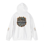 White Oak Brand Hoodie – Nature Logo Pullover with Scenic Back Emblem
