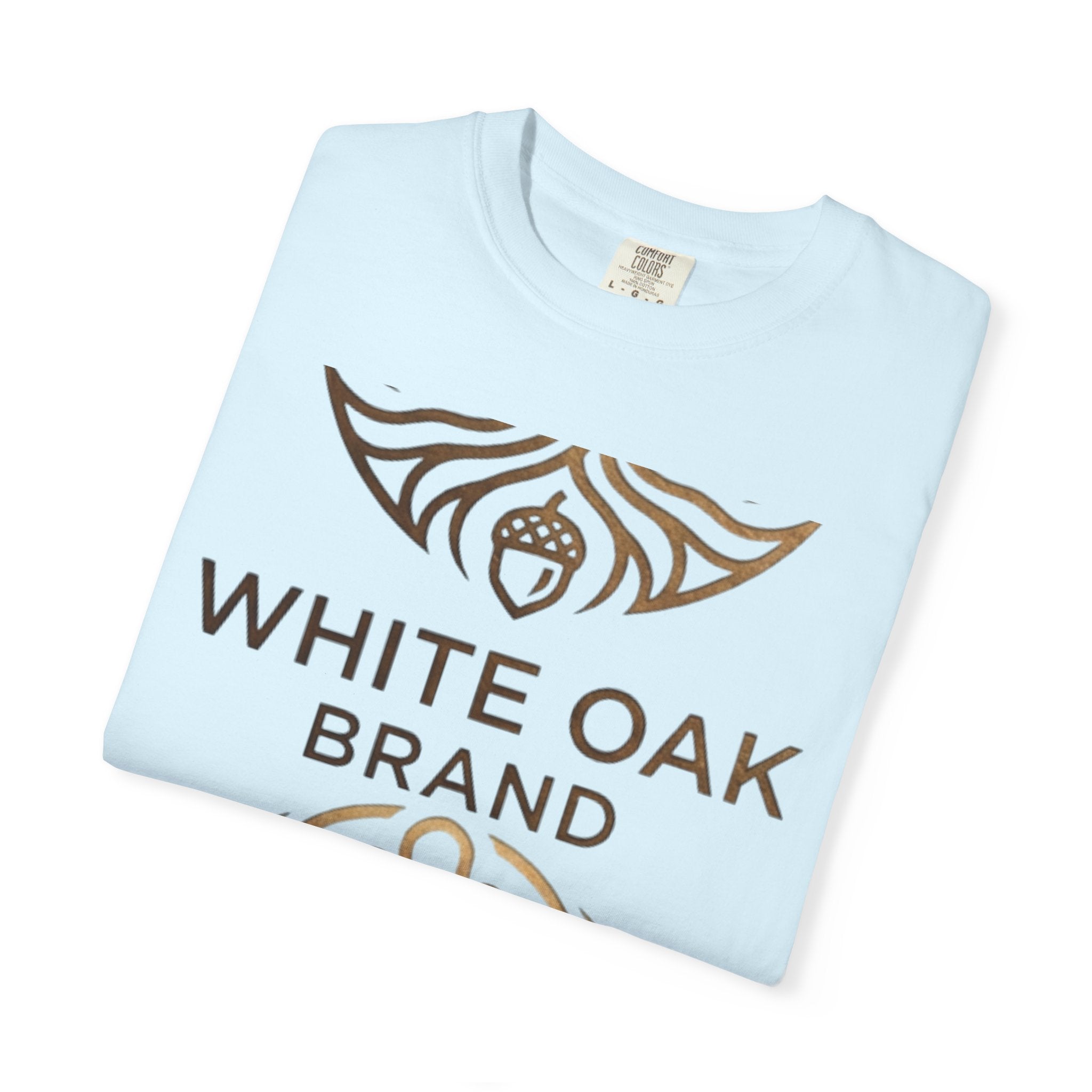 White Oak Brand Repeat Logo T-Shirt — Vintage Tree Skull Graphic Tee