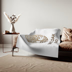 White Oak Brand Cozy Blanket — Premium Logo Throw Blanket