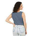 White Oak Brand Logo Tank Top — Minimal Tree Emblem Summer Tank