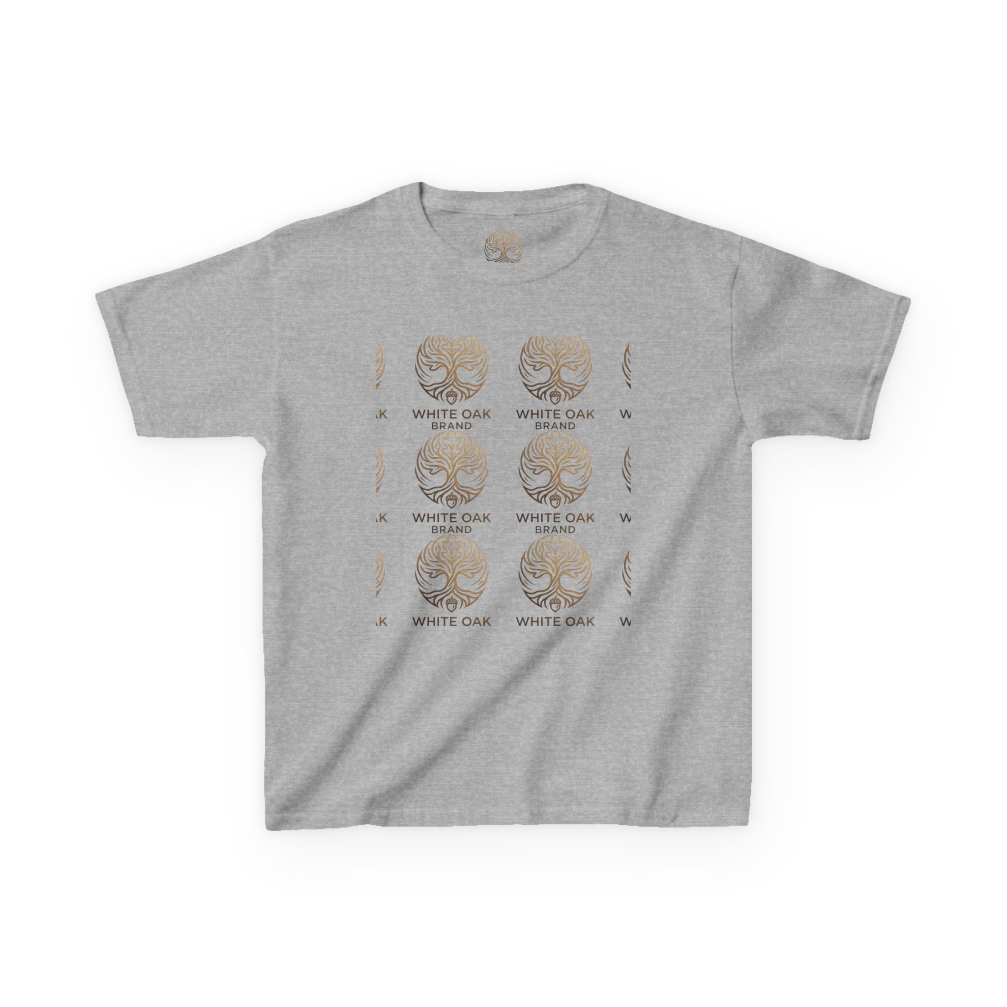 Kids White Oak Tree Tee – Vintage Botanical Tree Graphic Shirt