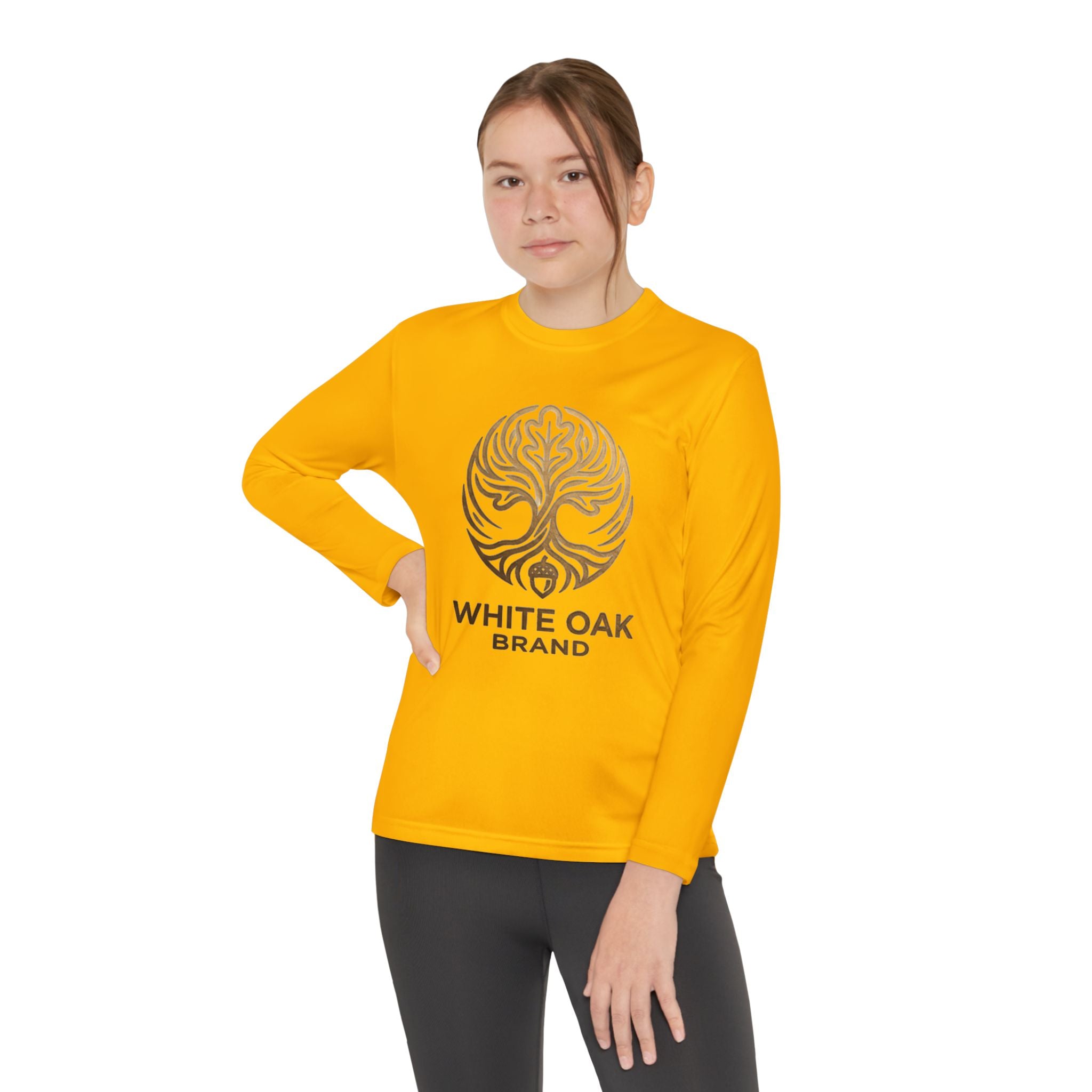 White Oak Logo Youth Long Sleeve Tee