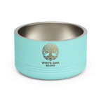 White Oak Brand Stainless Pet Bowl — 18oz Ceramic-Look Metal Dog & Cat Dish