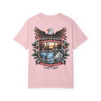 White Oak Brand Repeat Logo T-Shirt — Vintage Tree Skull Graphic Tee