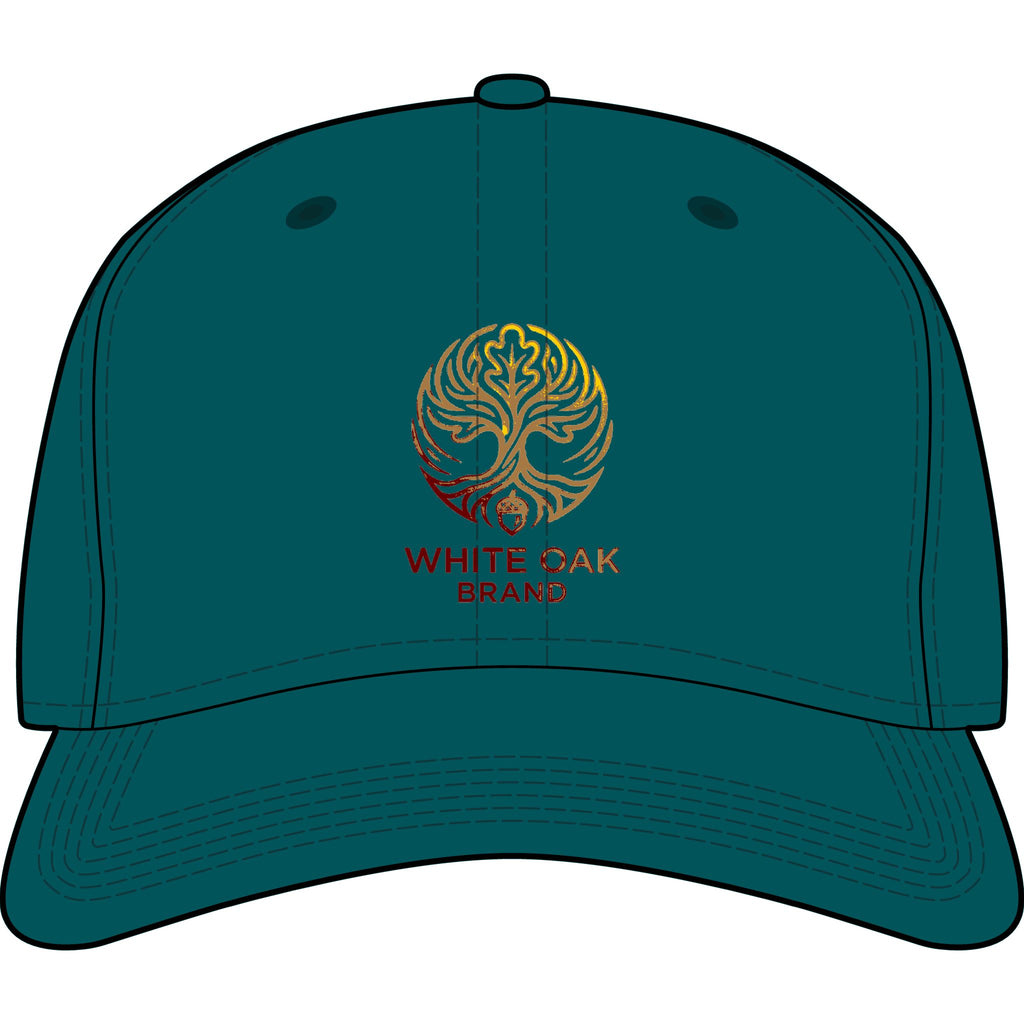 White Oak Icon Cap — Embroidered Tree Logo Baseball Hat