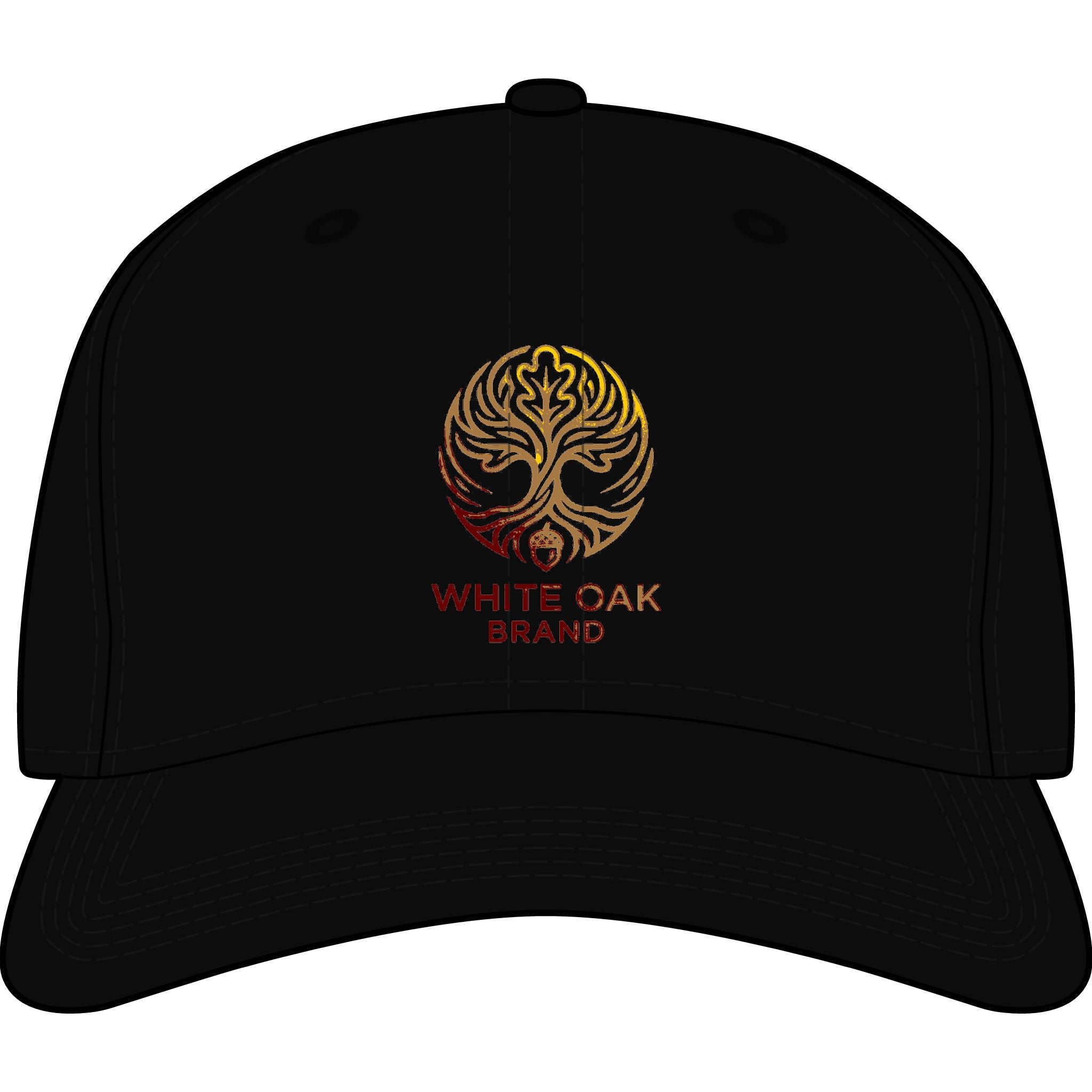 White Oak Icon Cap — Embroidered Tree Logo Baseball Hat