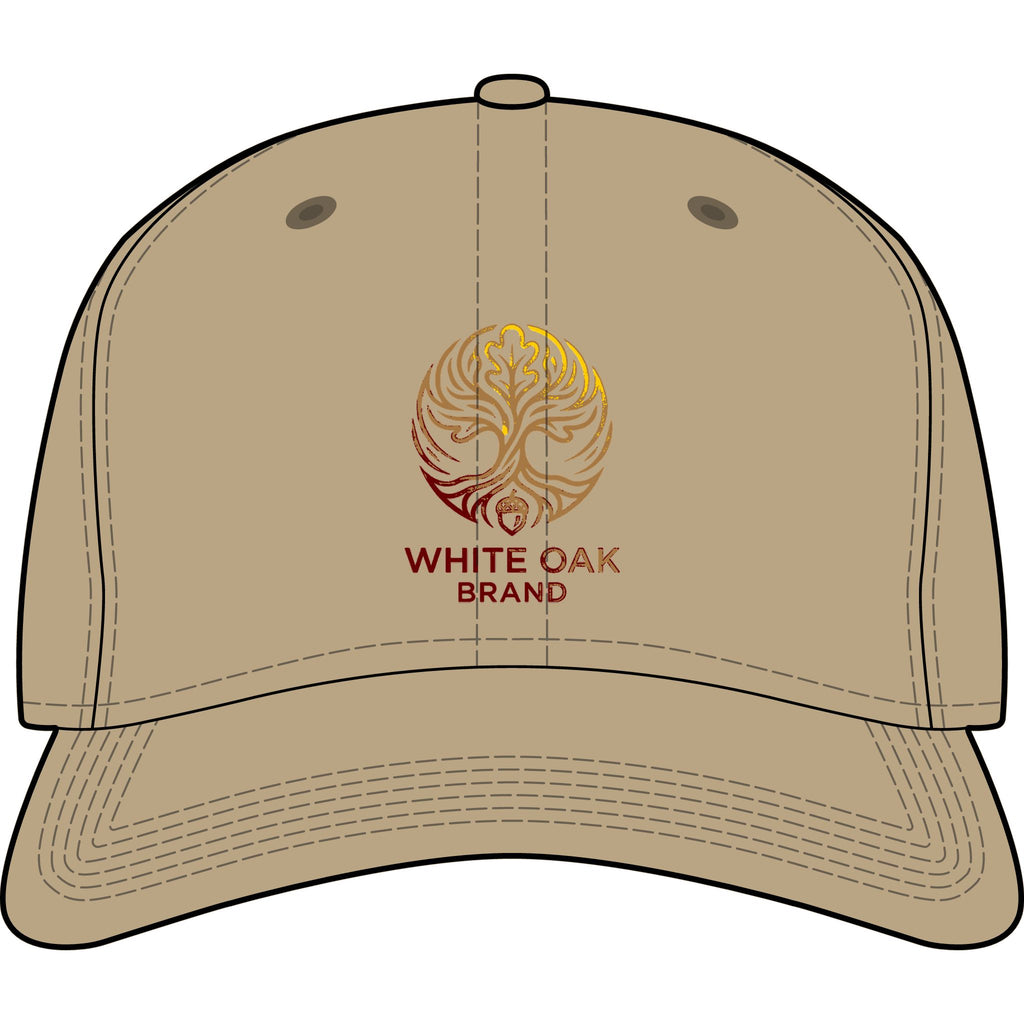 White Oak Icon Cap — Embroidered Tree Logo Baseball Hat