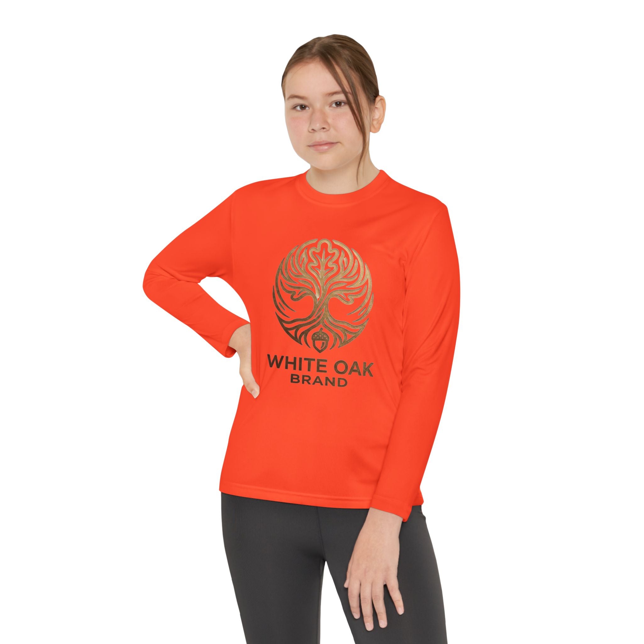 White Oak Logo Youth Long Sleeve Tee