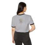 Vintage White Oak Brand Ringer Tee — Woodland Scenic Logo T‑Shirt