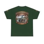 Vintage Truck Graphic Tee – WhiteOakBrand “Land of the Free” Cotton T-Shirt