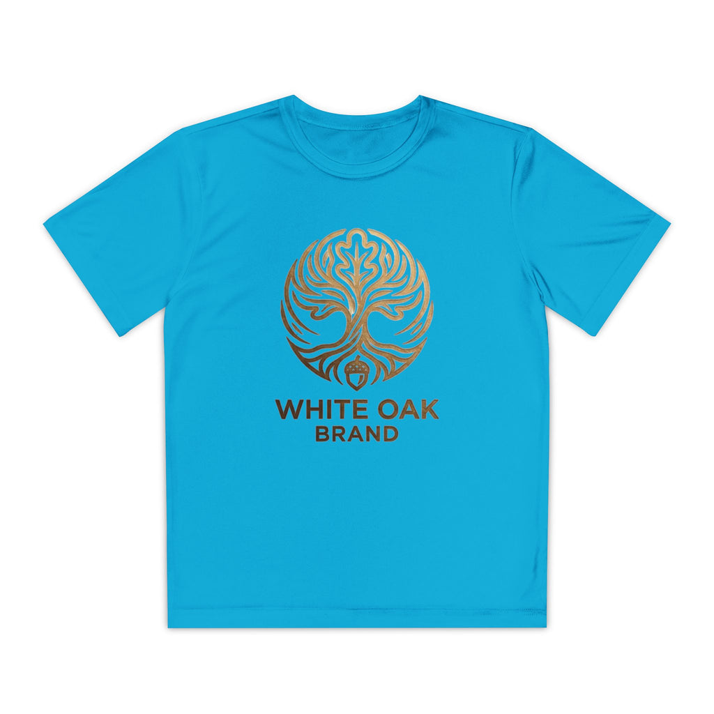 White Oak Brand Youth Tee — Tree Logo Athletic Shirt