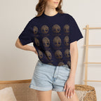 White Oak Brand Repeat Logo T-Shirt — Vintage Tree Skull Graphic Tee
