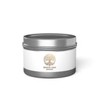 White Oak Tin Candle — Woodsy Aromatic Soy Candle in Travel Tin