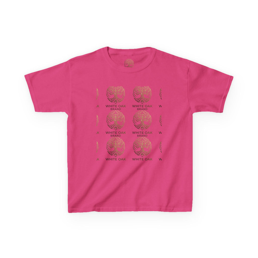 Kids White Oak Tree Tee – Vintage Botanical Tree Graphic Shirt