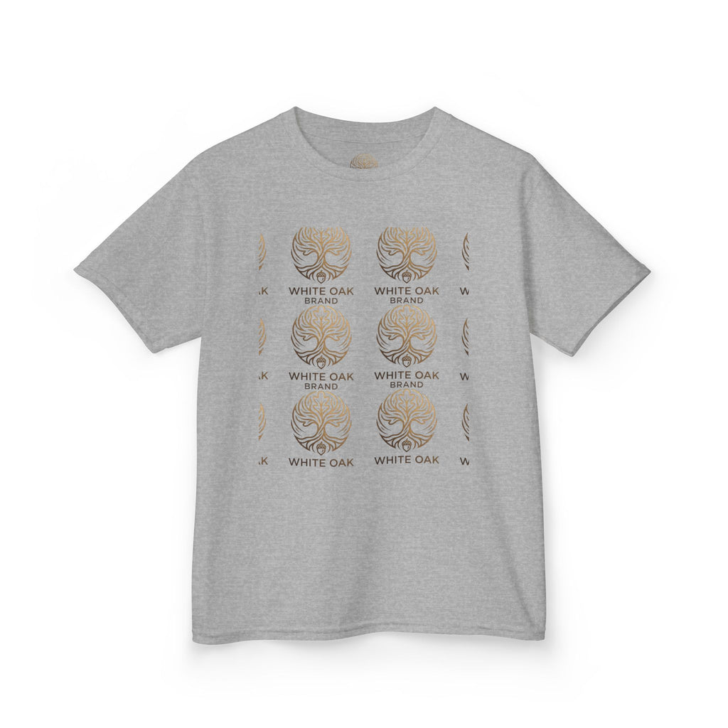 Kids White Oak Tree Tee – Vintage Botanical Tree Graphic Shirt