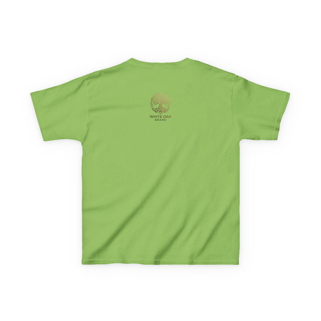 Kids White Oak Tree Tee – Vintage Botanical Tree Graphic Shirt