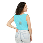 White Oak Brand Tank Top — Minimal Tree Logo Chest Print