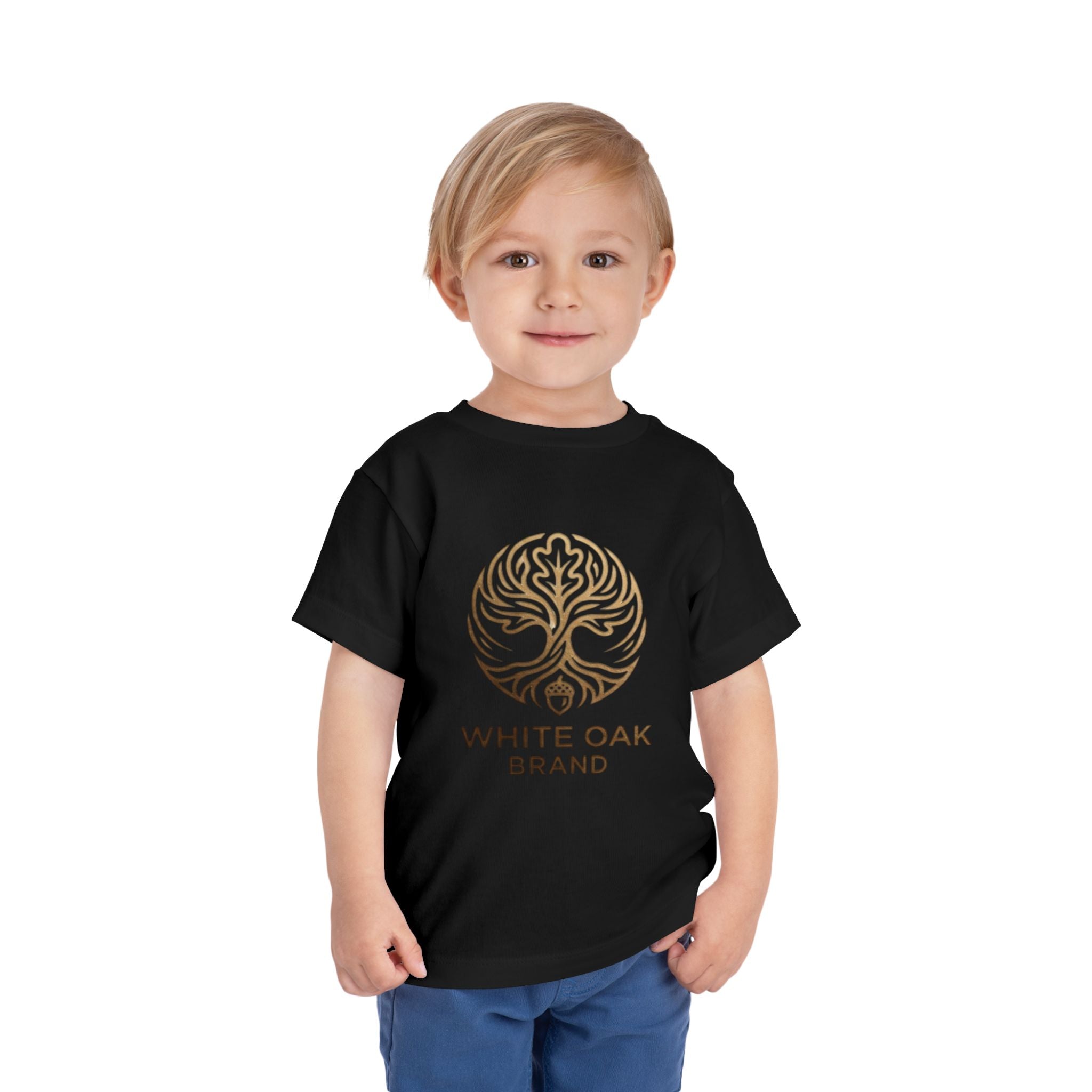 Toddler Tee — White Oak Brand Logo Kids' Short Sleeve Shirt