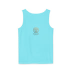 White Oak Brand Tank Top — Minimal Tree Logo Chest Print