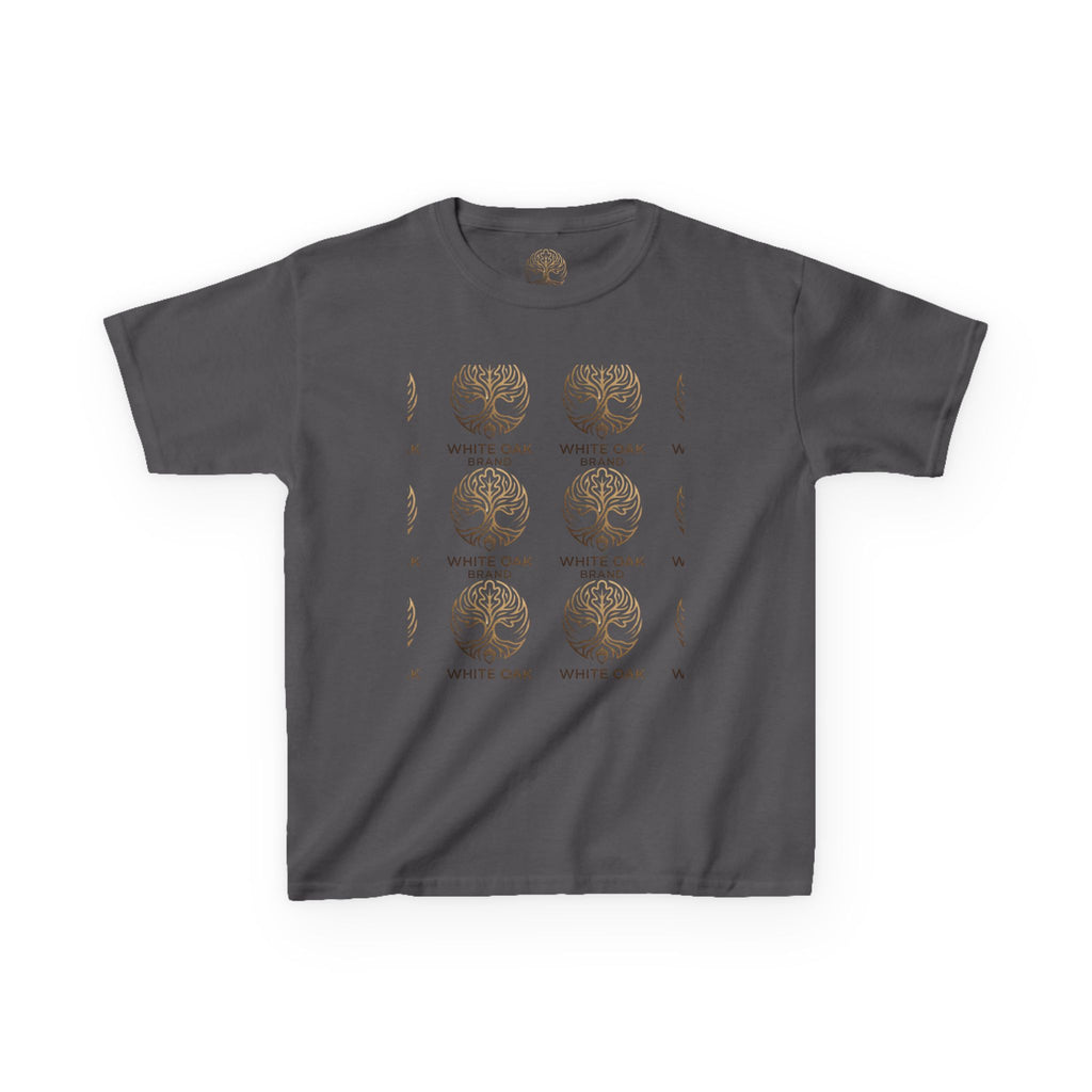Kids White Oak Tree Tee – Vintage Botanical Tree Graphic Shirt