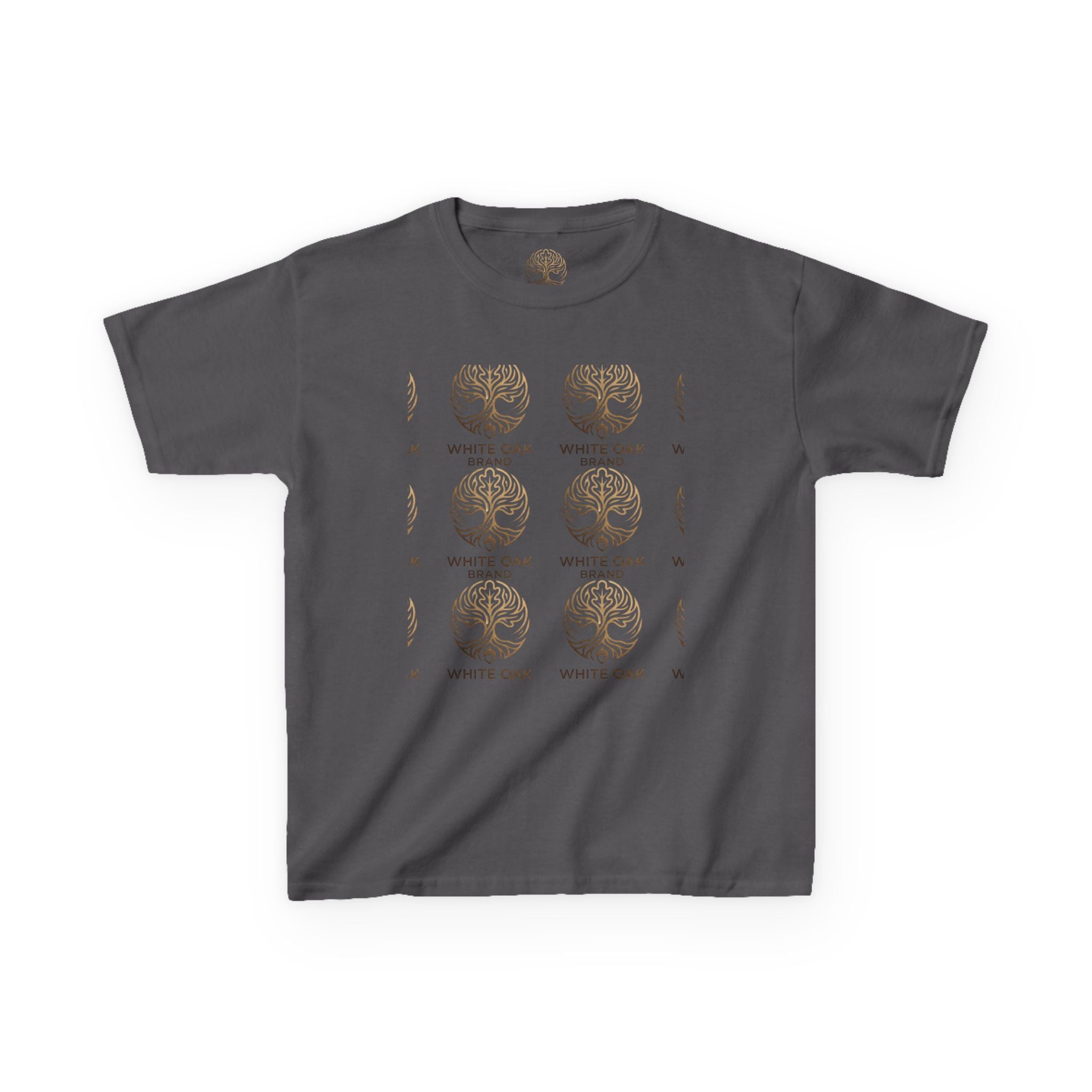 Kids White Oak Tree Tee – Vintage Botanical Tree Graphic Shirt