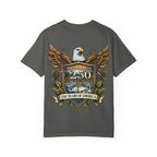 White Oak Brand Logo T-Shirt — Repeated Tree Emblem Tee