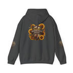 White Oak Brand Hoodie — Sunflowers, Fox & Rustic Nature Graphic