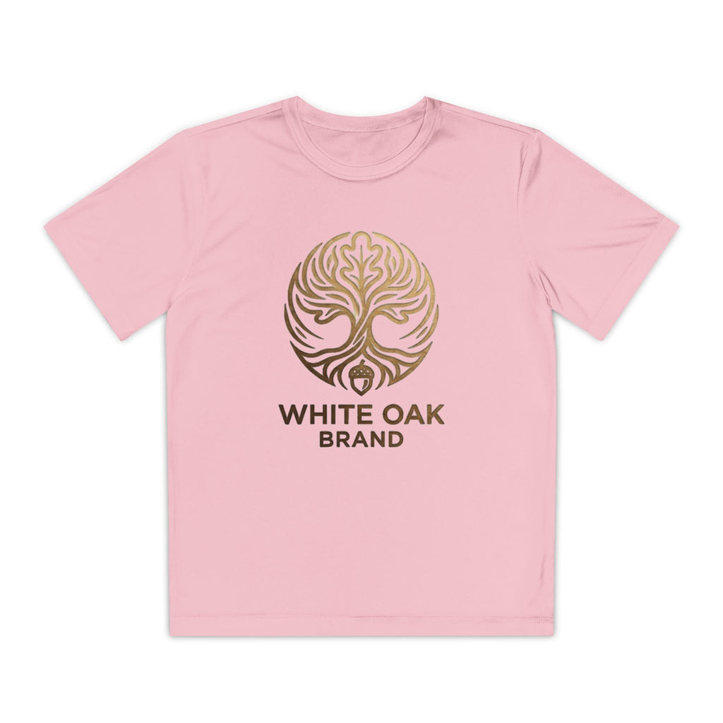 White Oak Brand Youth Tee — Tree Logo Athletic Shirt
