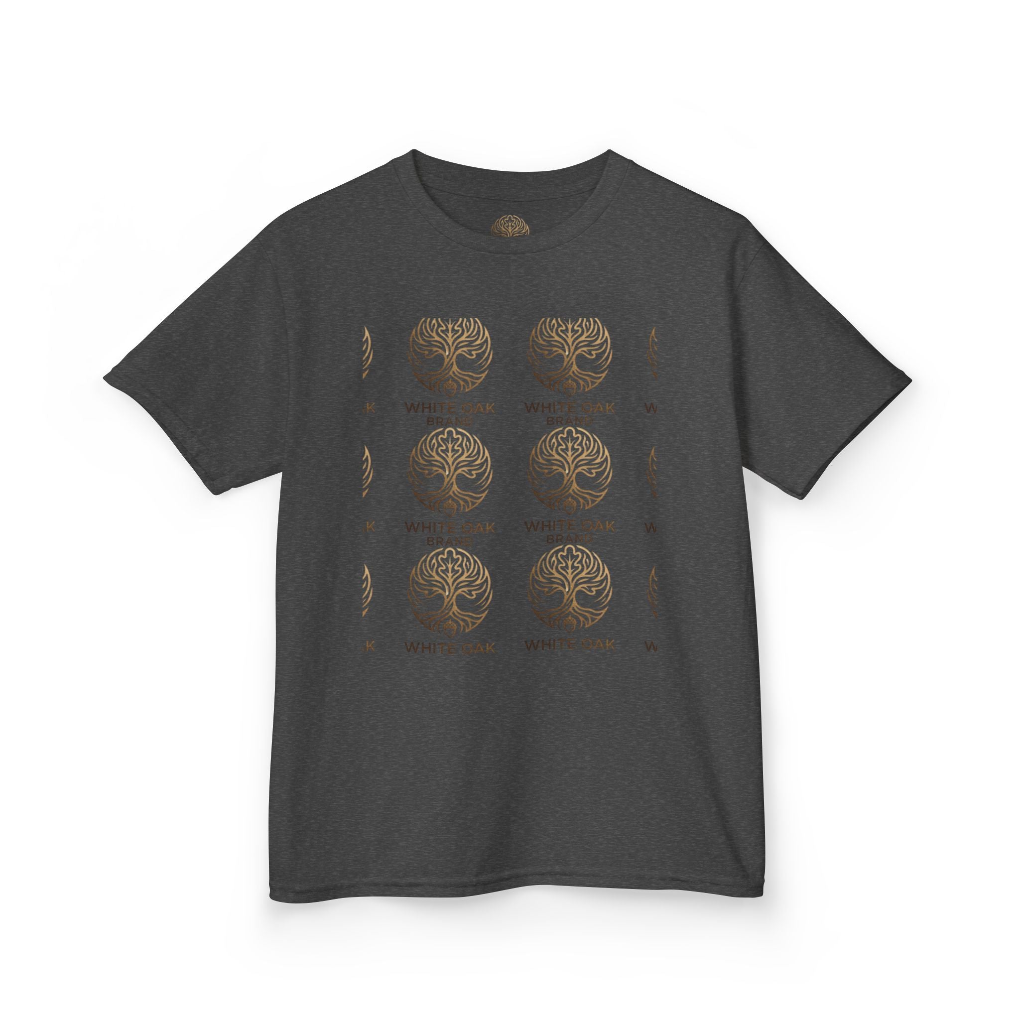 Kids White Oak Tree Tee – Vintage Botanical Tree Graphic Shirt