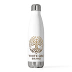 Insulated Bottle — White Oak Brand Gold Tree Logo 20oz Stainless Water Bottle