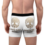 White Oak Brand Boxer Briefs — Logo All-Over Print Men’s Underwear