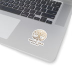 White Oak Brand Kiss-Cut Sticker — Gold Tree Logo Decal
