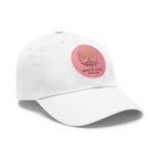White Oak Leather Patch Dad Hat — Embossed Tree Logo Cap