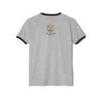 Vintage White Oak Brand Ringer Tee — Woodland Scenic Logo T‑Shirt