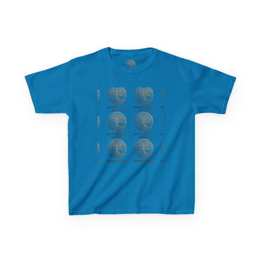 Kids White Oak Tree Tee – Vintage Botanical Tree Graphic Shirt