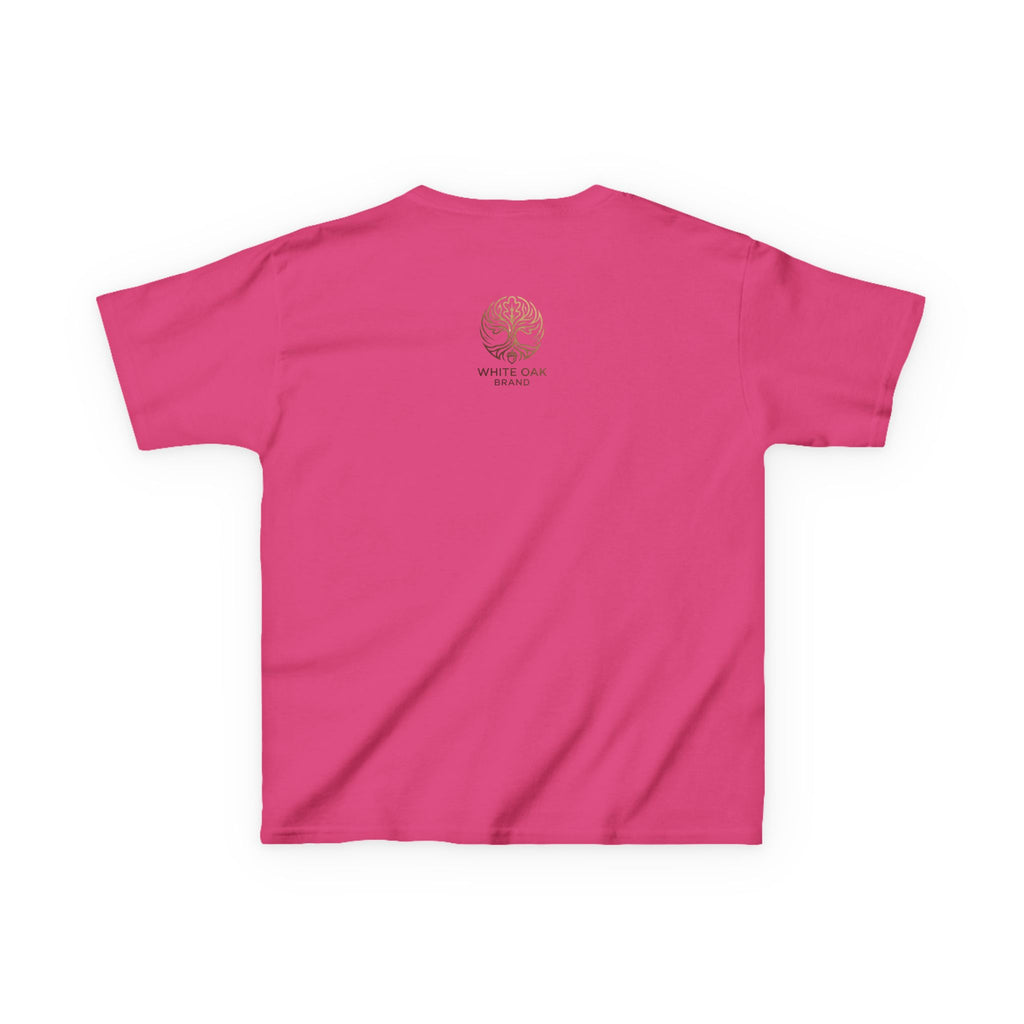 Kids White Oak Tree Tee – Vintage Botanical Tree Graphic Shirt