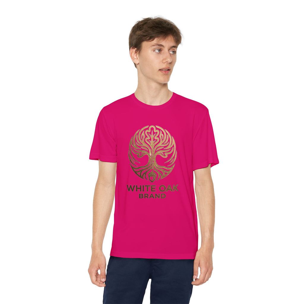 White Oak Brand Youth Tee — Tree Logo Athletic Shirt