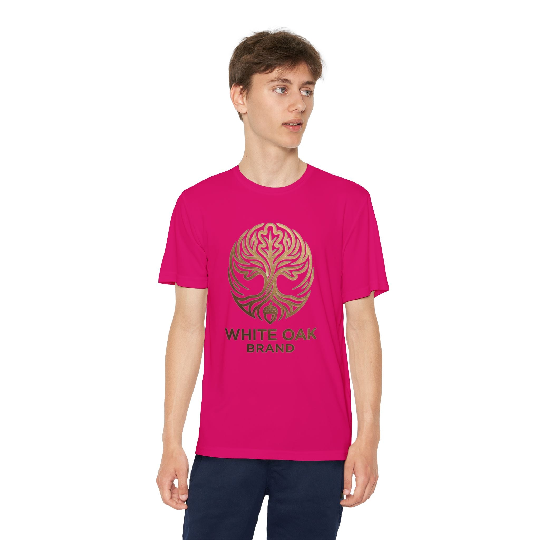 White Oak Brand Youth Tee — Tree Logo Athletic Shirt