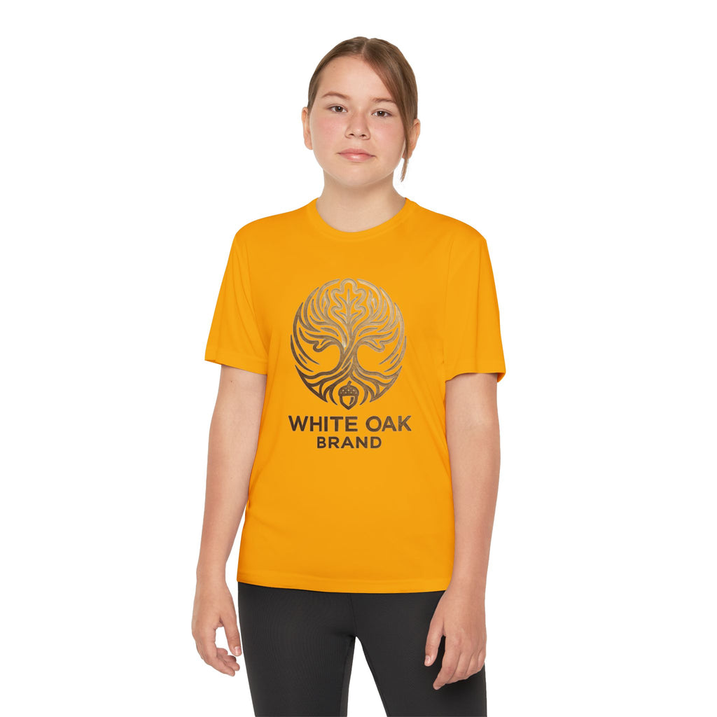 White Oak Brand Youth Tee — Tree Logo Athletic Shirt