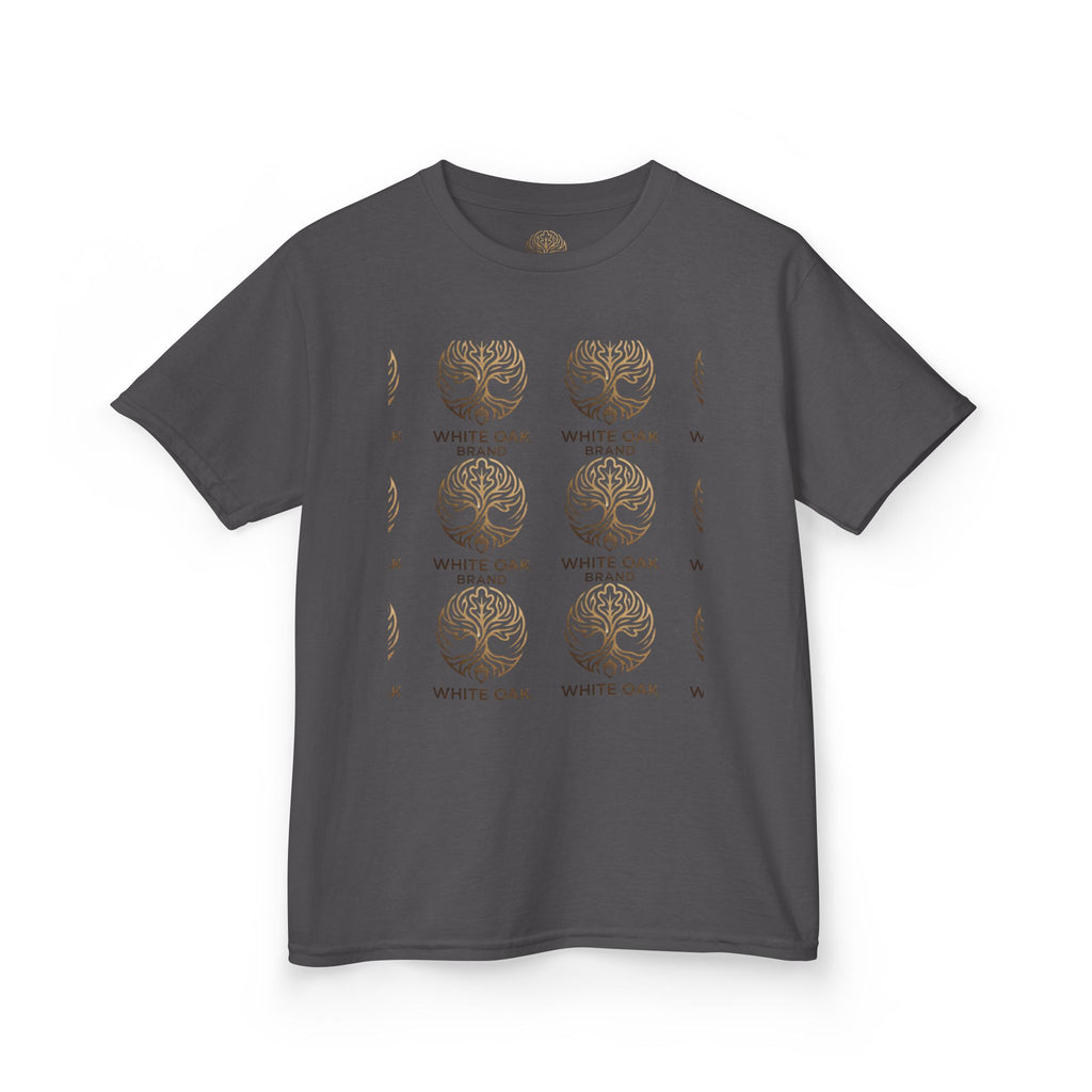 Kids White Oak Tree Tee – Vintage Botanical Tree Graphic Shirt