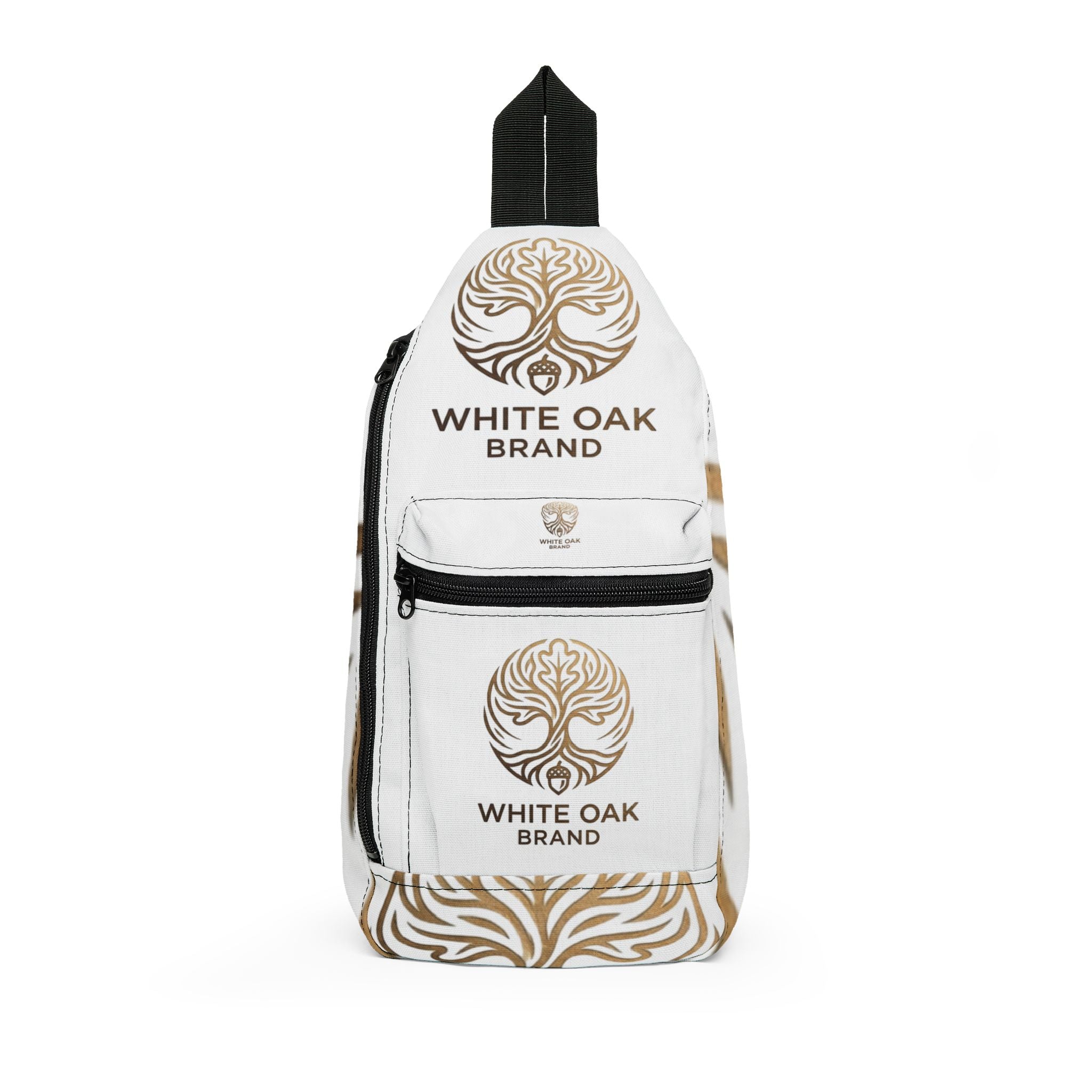 White Oak Brand Sling Bag — Minimal Tree Logo Crossbody for Everyday Carry