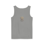 White Oak Brand Tank Top — Minimal Tree Logo Chest Print