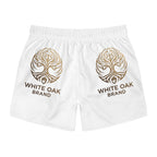 White Oak Brand Swim Trunks – Beach Shorts with Gold Tree Logo